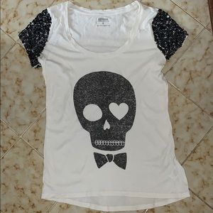 Skull short sleeve tee shirt